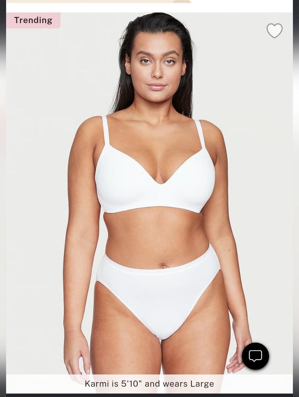 NWT Victoria's Secret White High-Leg Brief(Hipster)